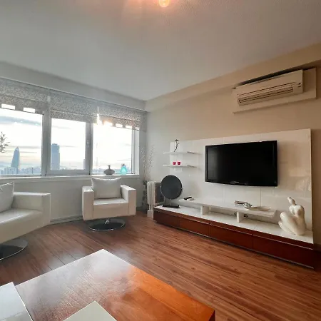Amazing Penthouse With Sea View At Atasehir,finance Center 4min, Emaarmall 6 Mn Ulkersports 1min Apartamento Istambul
